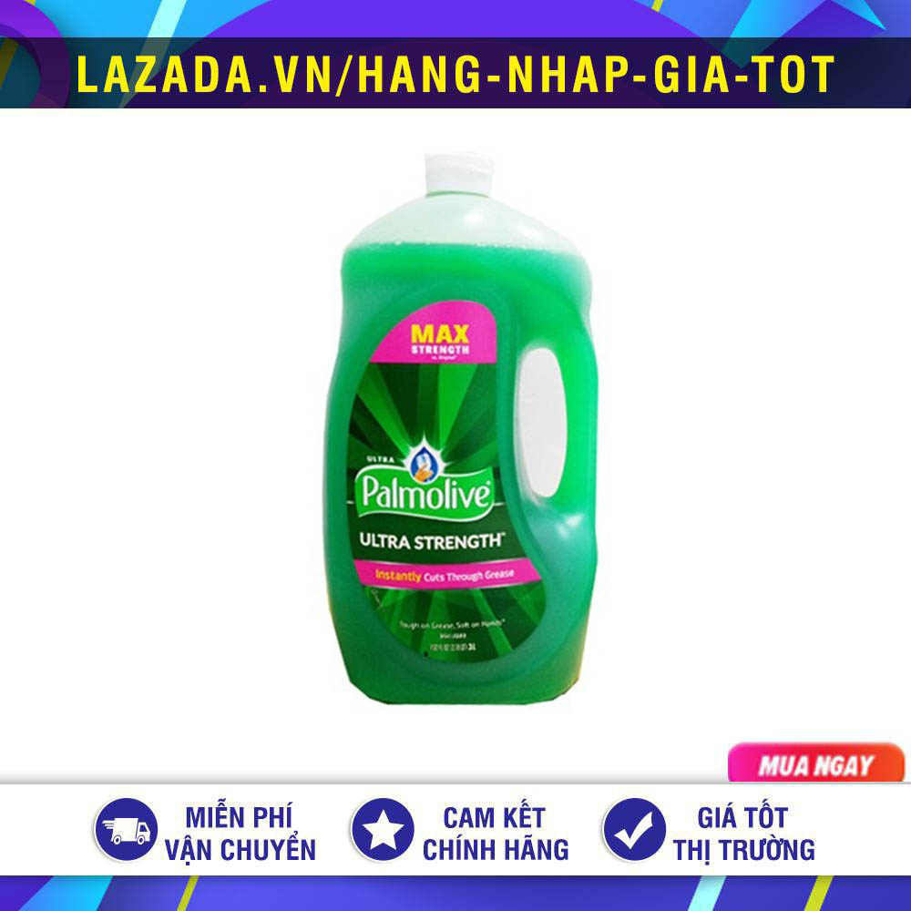 Nước rửa chén palmolive ultra strength 3l mỹ