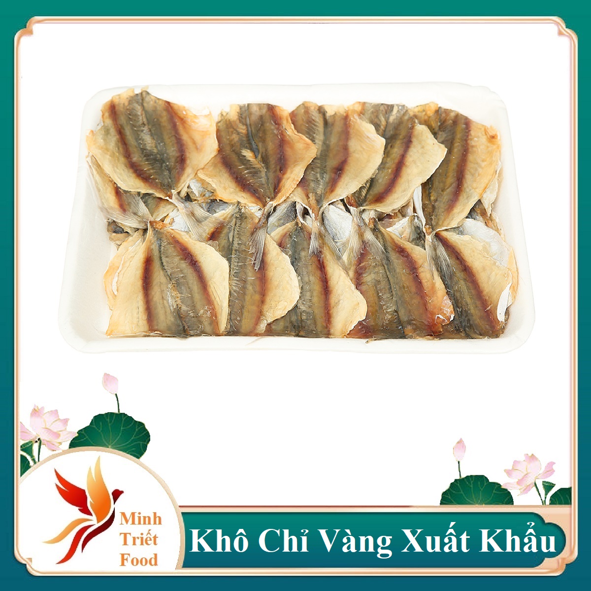 Khô cá chỉ vàng rút xương, không tẩm ướp 500gr
