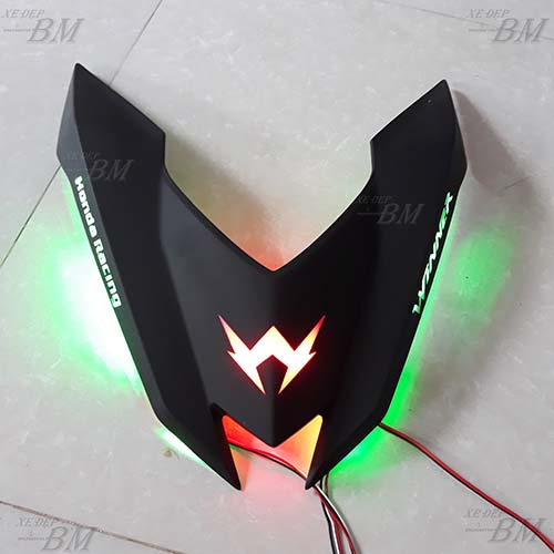 mặt nạ winner độ led màu đen nhám