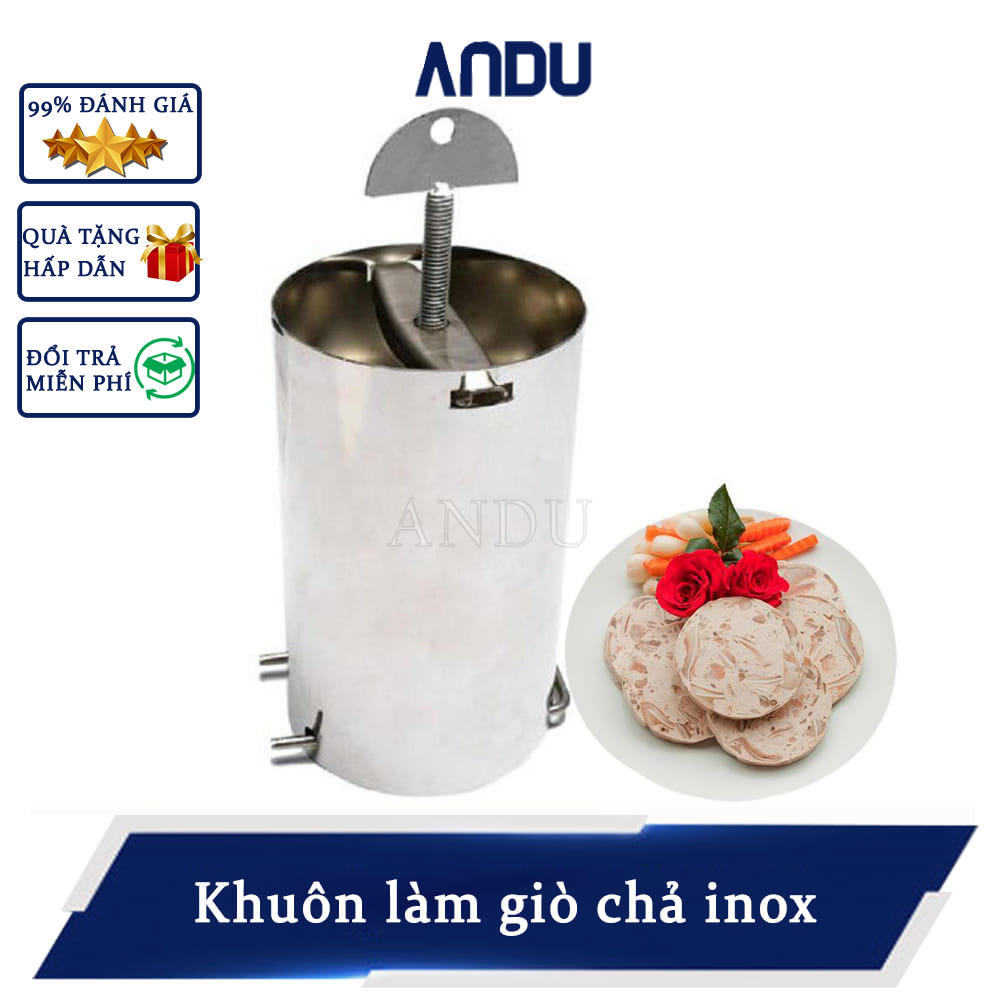 Khuôn làm giò chả inox 1kg , khuôn làm giò inox