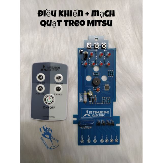 Bộ điều khiển + bo mạch quạt treo Mitsubishi hàng đẹp. Bảo hành 1 tháng
