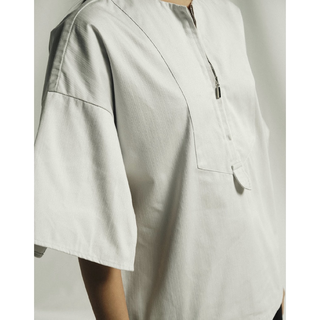 Doré Studio - Áo Kiểu Phối Zip