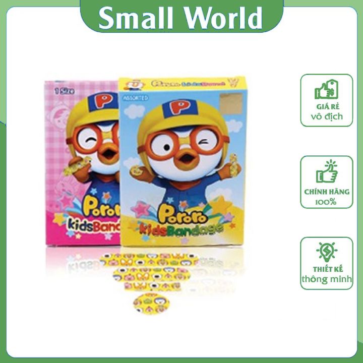 Băng cá nhân trẻ em pororo hàn quốc