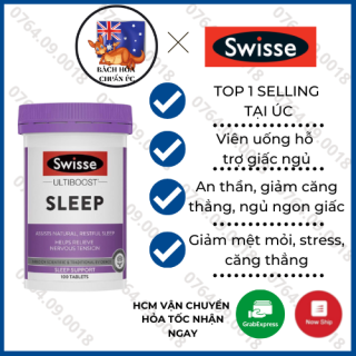 [Hàng chuẩn Úc] Viên uống hỗ trợ giấc ngủ Swisse Sleep Support Relax hỗ trợ dễ ngũ sảng khoái bắt đầu ngày mới đầy năng lượng hiệu quả thumbnail