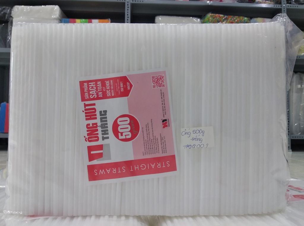 Ống hút thẳng - Bịch 500gr