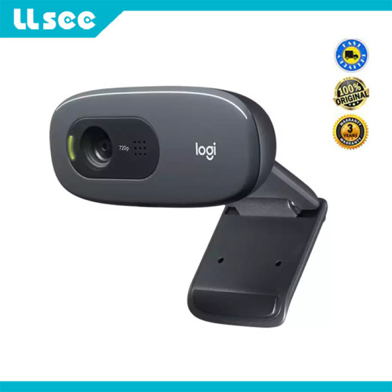 Logitech Webcam C270 HD 720P Có Micrô-Tương Thích Với Google Hangouts, FaceTime, Zoom, Skype, Cuộc Gọi Hội Nghị Truyền Hình, Với Micrô Tích Hợp Để Kết Nối USB