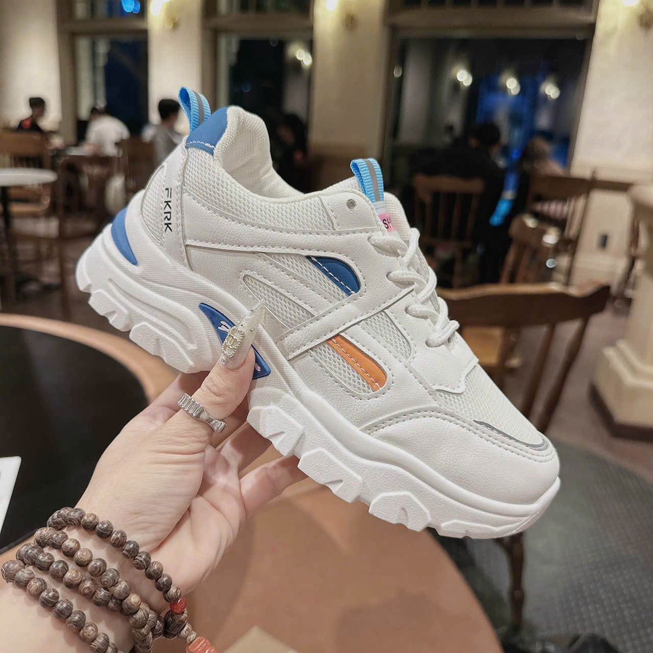 Giầy nữ thể thao, giày sneaker hot buộc dây phối màu dễ thương dễ phối đồ