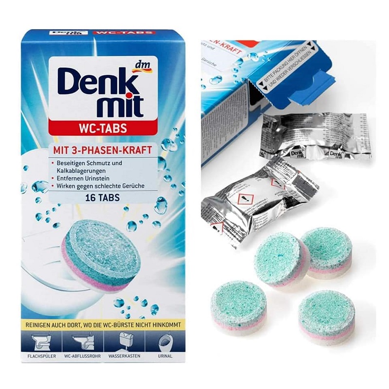 Viên tẩy bồn cầu Denkmit của Đức