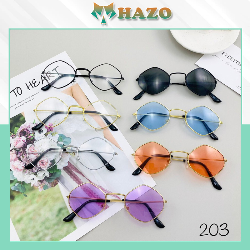 Mắt kính thời trang mặt thoi 203 k251 cực đẹp hot 2020