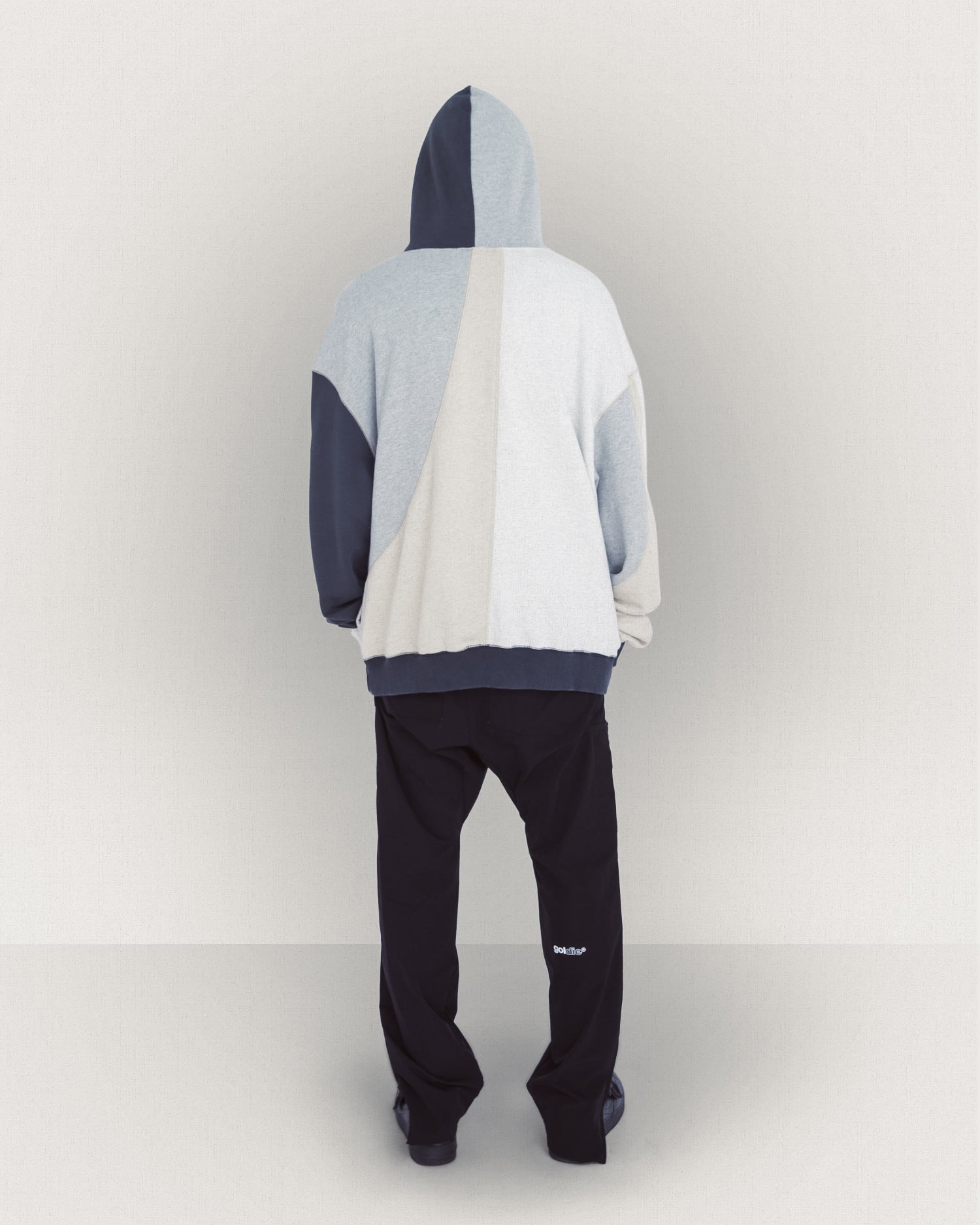 MULTICOLOR PANELED HOODIE