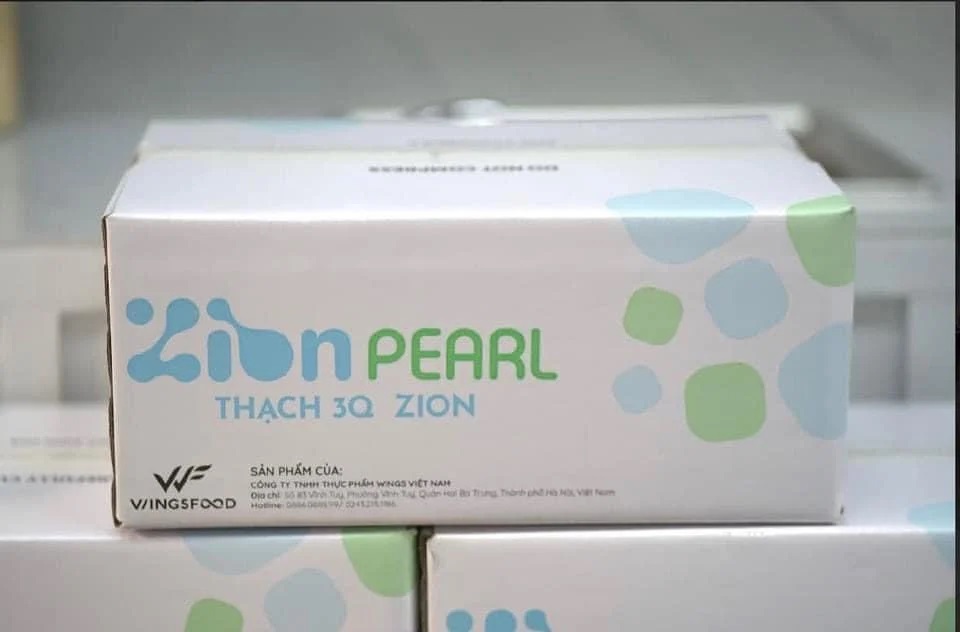 Thạch Trân Châu 3Q ZION trắng - bịch 2kg (Wings Food)