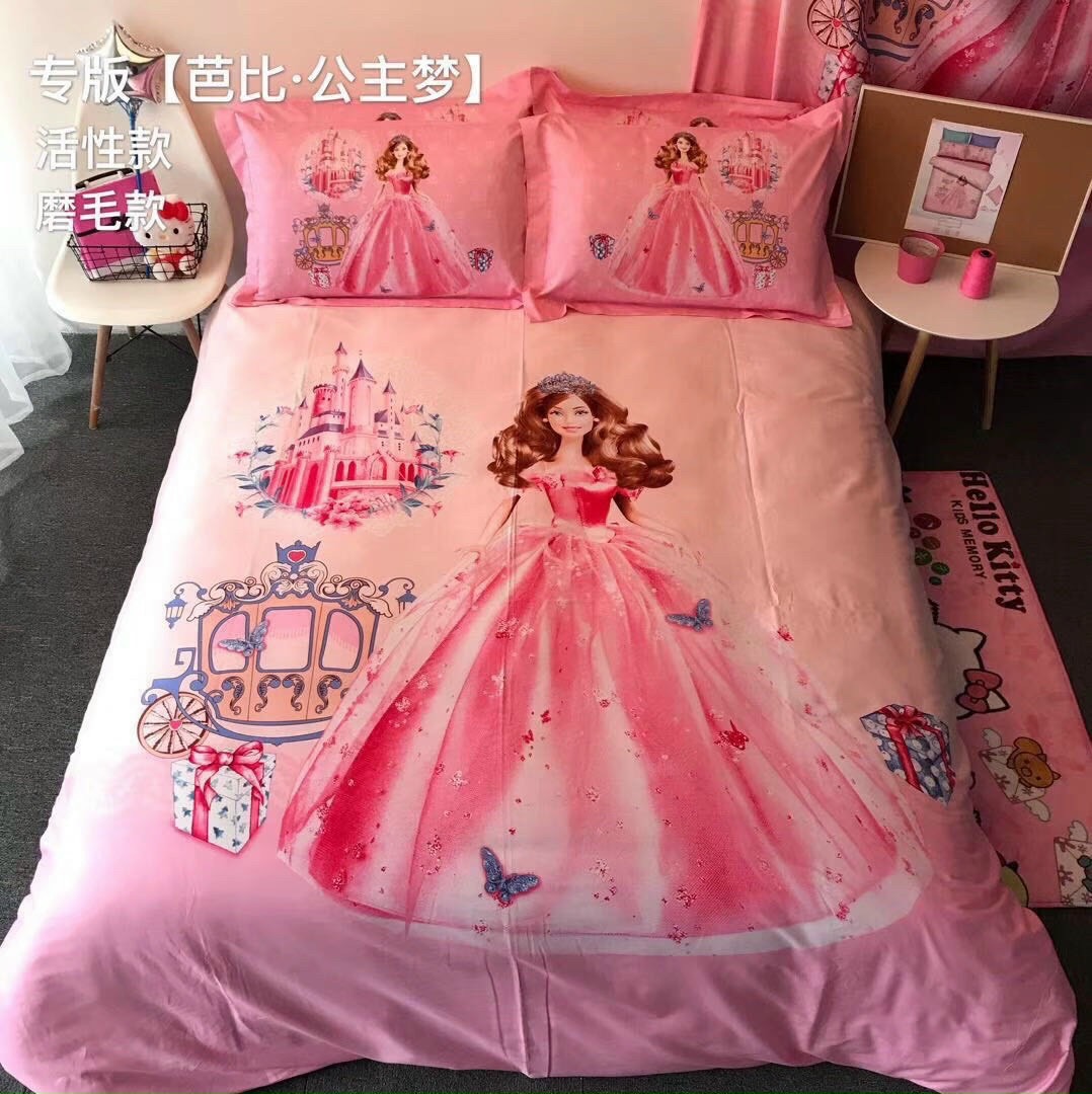 Bộ chăn ga gối cotton Disney (vỏ chăn, ga, vỏ gối)