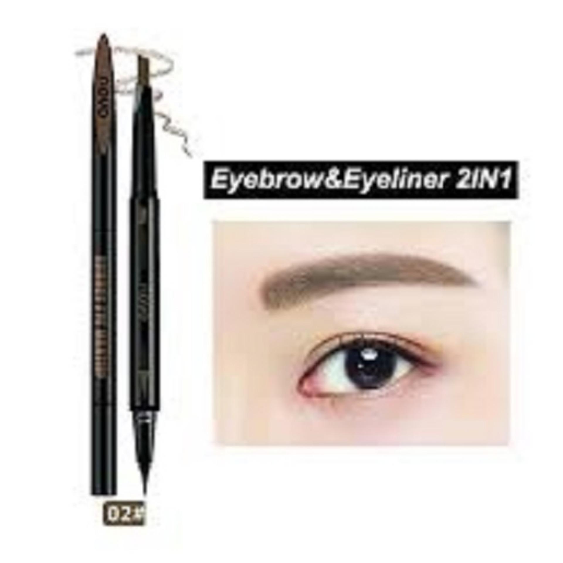 [HCM]Chì Kẻ Mắt Kẻ Mày Ngang 2 Đầu Novo