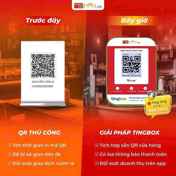 (CHẮC NHIỀU NGƯỜI ĐANG CẦN) Loa thông minh Thế Hệ Mới TingBox- Loa đọc thông báo nhận tiền chuyển khoản QR cho mọi cửa hàng