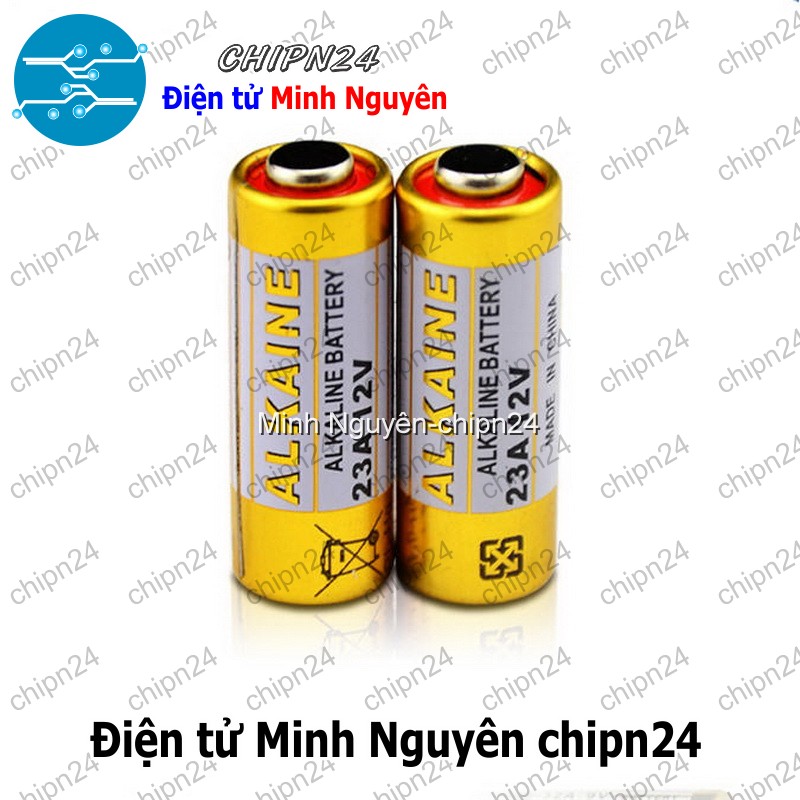 [2 viên] Pin Remote Cửa Cuốn 12V 23A - HH001302