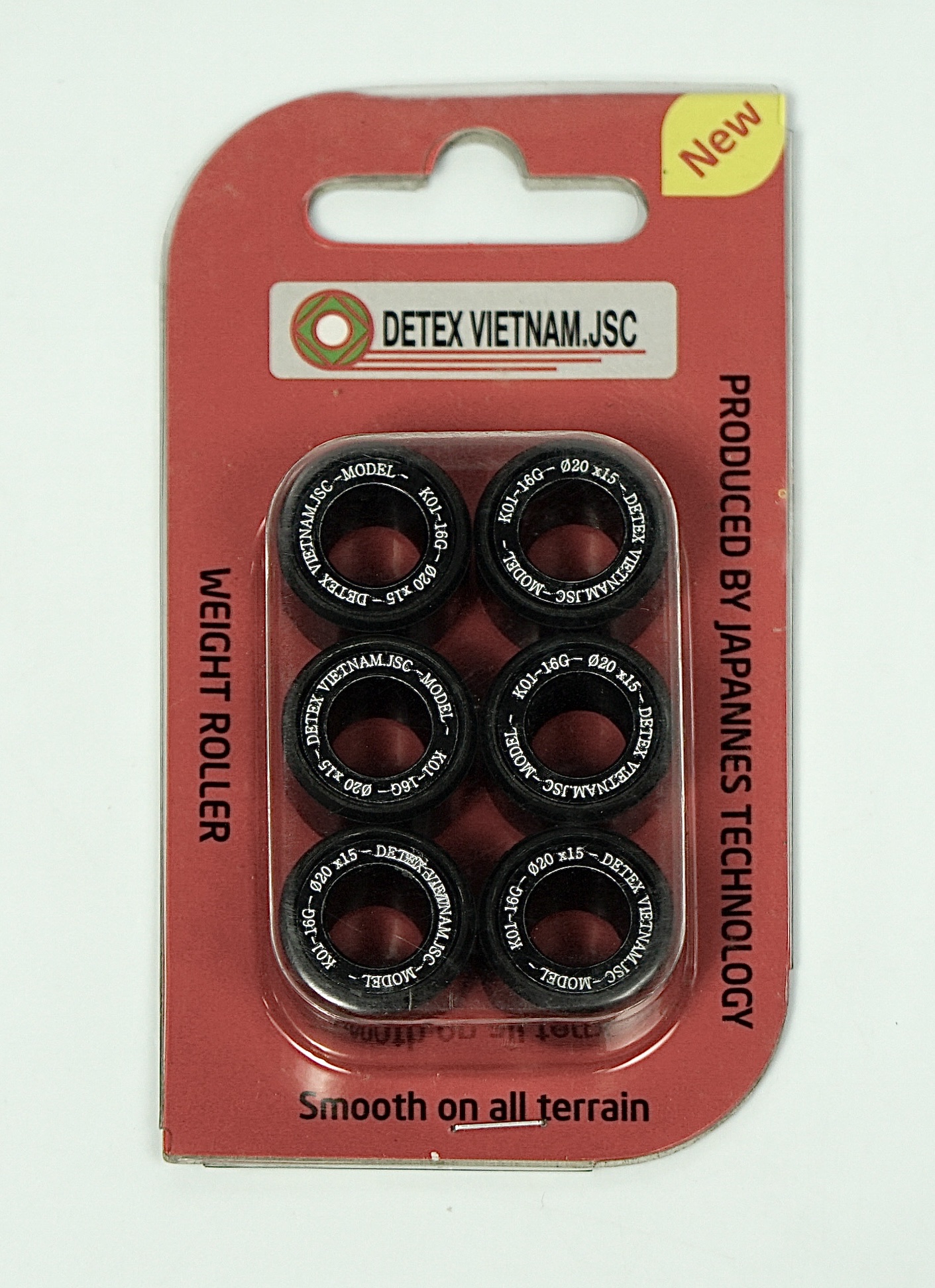 Bi côn/bi nồi xe máy Detex SH 125 (đen)