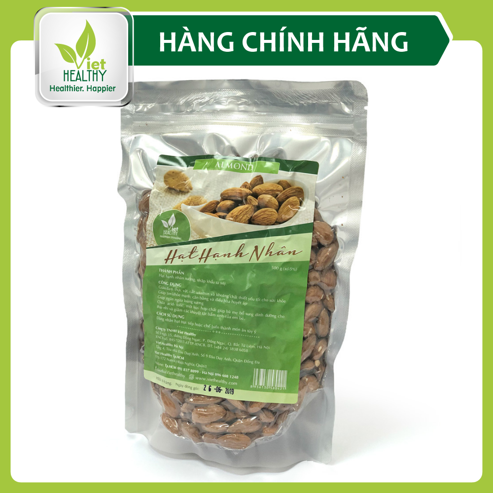 Hạt hạnh nhân Mỹ 500g