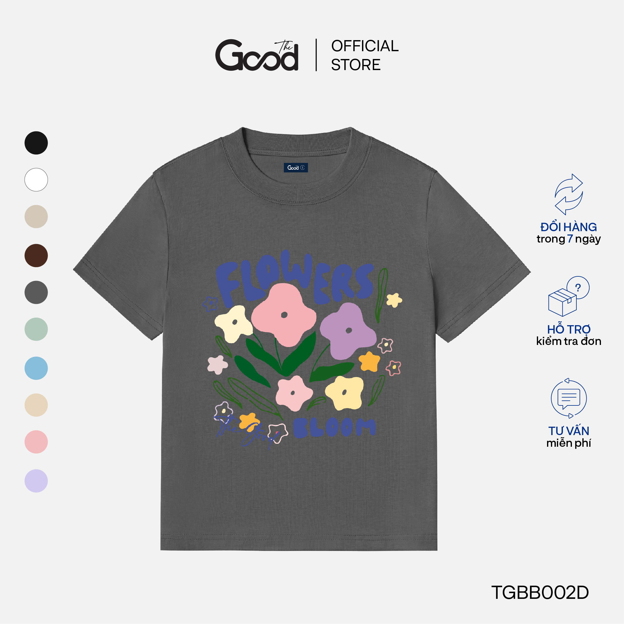 Áo Baby Tee "Flowers" THE GOOD