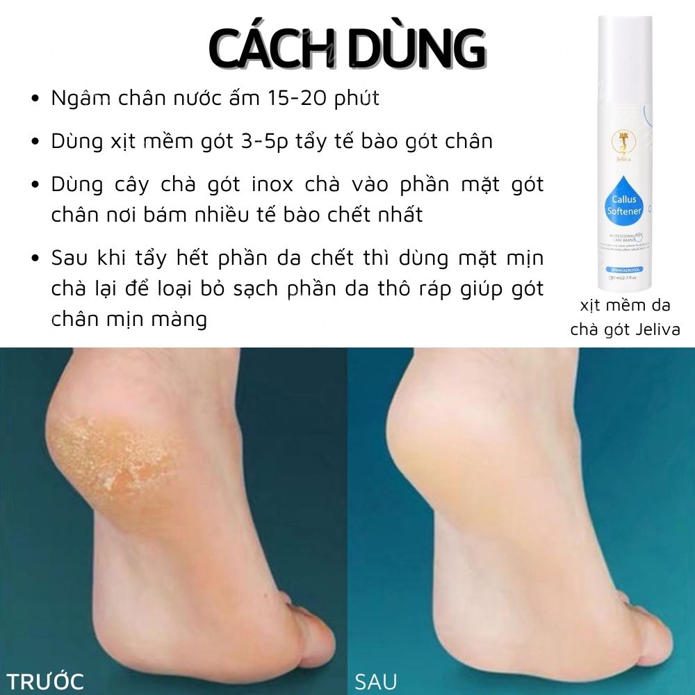 Cây chà gót chân inox đa năng 2 in 1