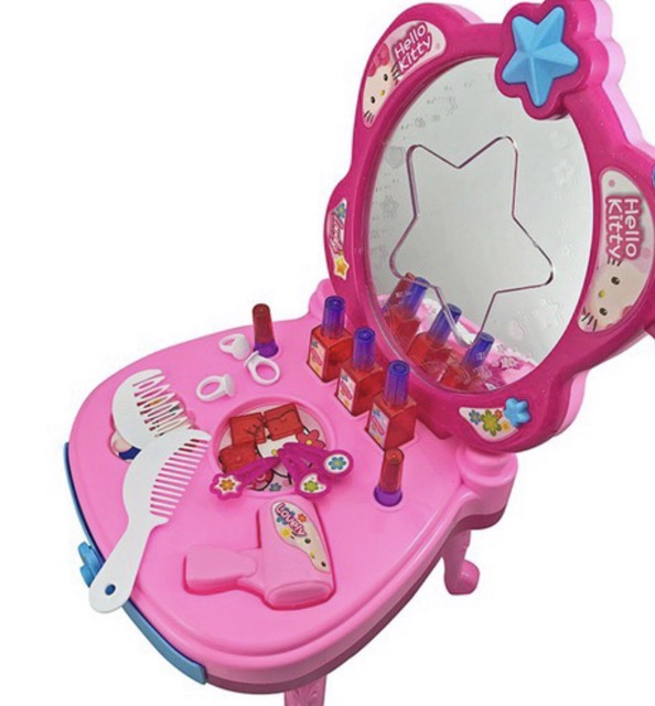 [HCM]Đồ chơi Bàn trang điểm pin Hello Kitty 998A-12K