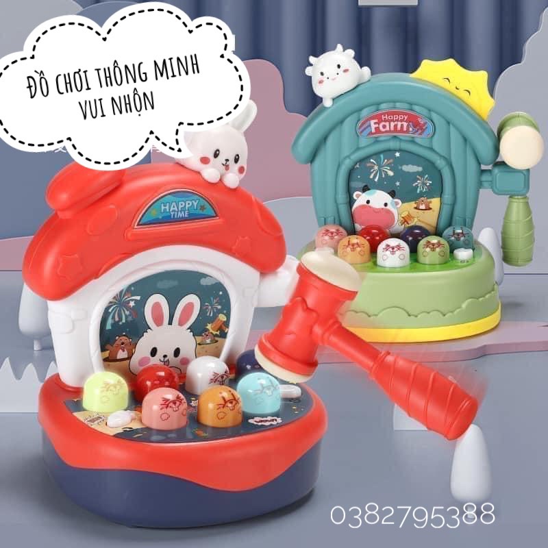 BỘ ĐẬP CHỤÔT NHIỀU CHỨC NĂNG CHO BÉ, ĐỒ CHƠI THÔNG MINH TẬP PHẢN XẠ