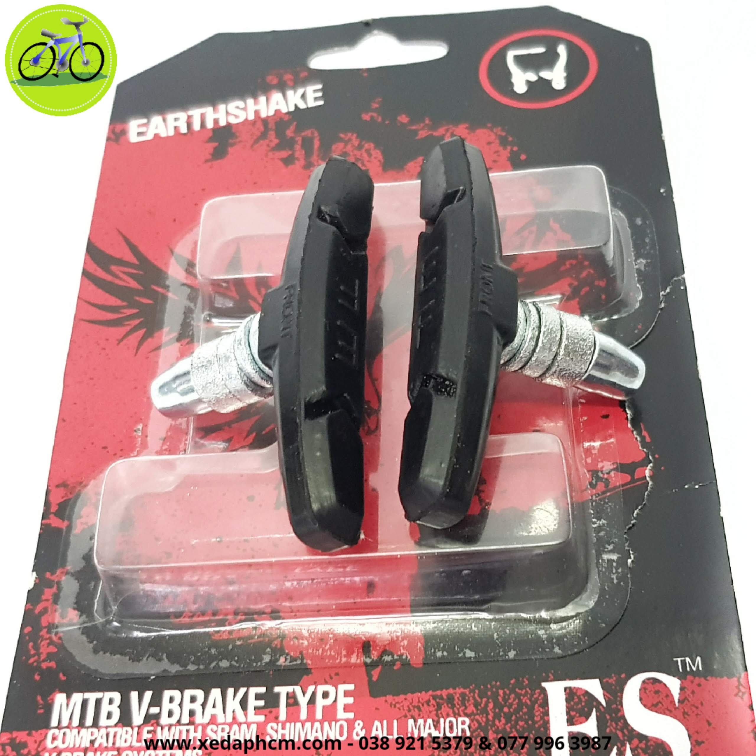 [HCM]Gôm bố thắng xe đạp má phanh thể thao cao cấp