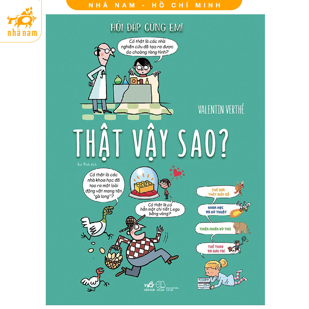 Sách - Hỏi đáp cùng em - Thật vậy sao? (Nhã Nam HCM)