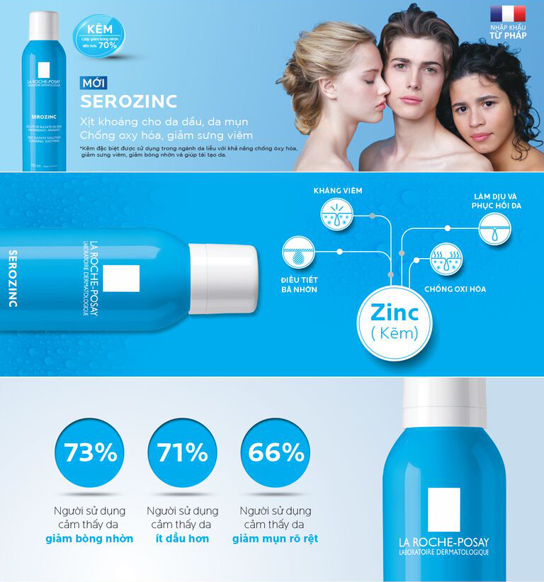 Xịt Khoáng Làm Dịu Da La Roche-Posay Serozinc