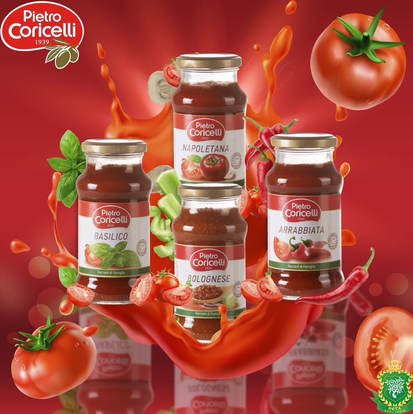 Sốt Trộn Mì Ý Pietro Coricelli Bolognese (Bò Bằm) 350gr