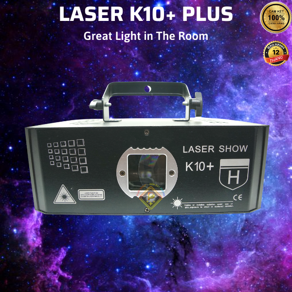 XPACE Đèn Laser K10+ Plus bản Giới Hạn 60  Với Hơn 1300 Hiệu Ứng Dùng Cho Phòng Karaoke Phòng Bay Đi Cảnh Chất Lượng