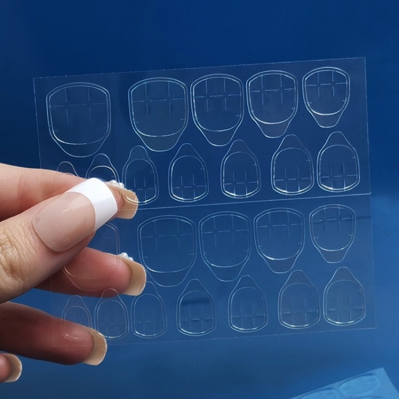 Miếng dán móng tay silicon tạm thời tấm 12, 24 miếng nhỏ cebinails