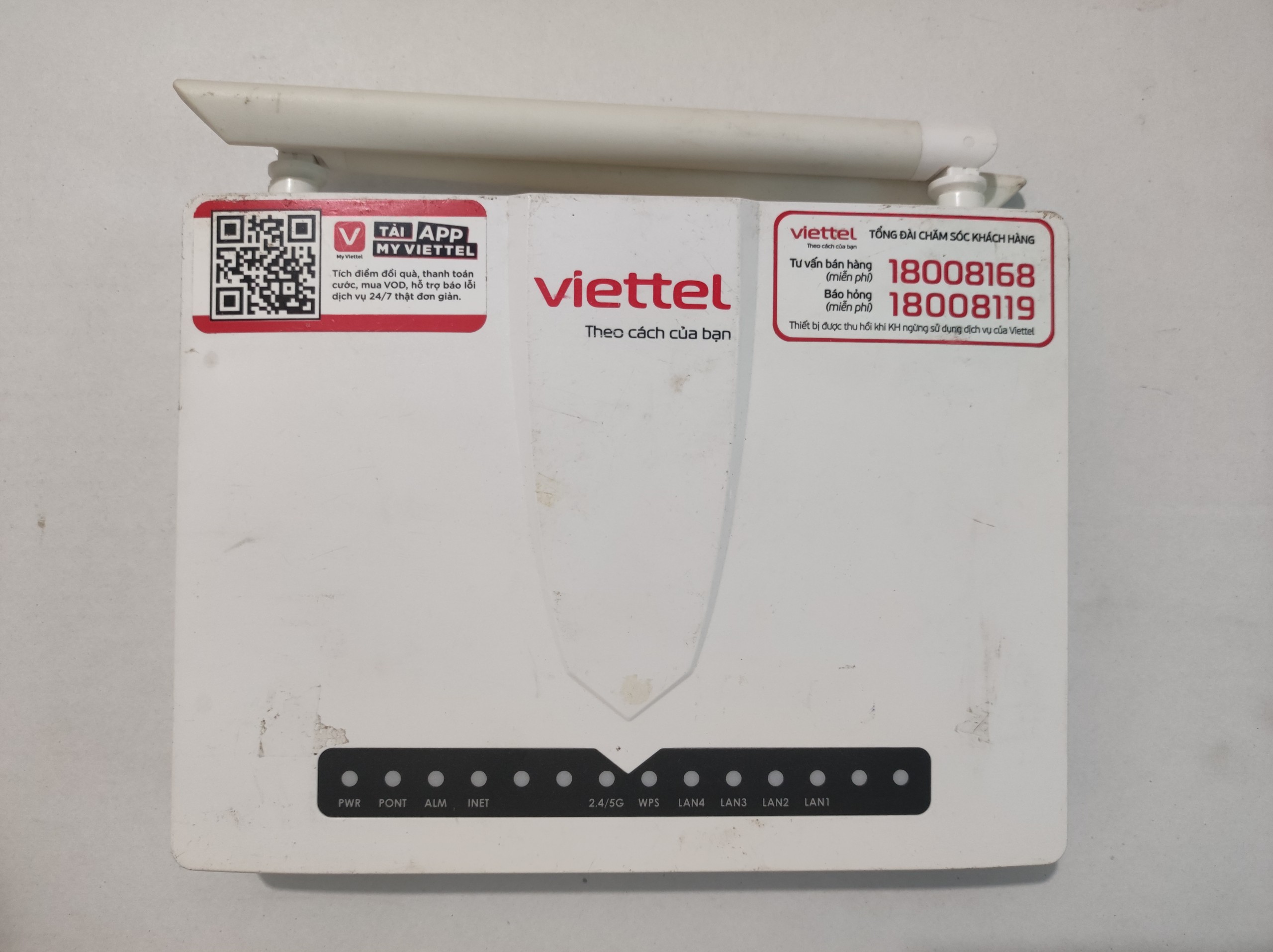 Modem Viettel (ZTE F670Y, F671Y). vG-421WD hai băng tần
