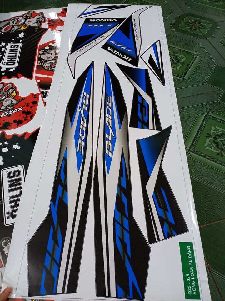 tem rời honda blade đặt in