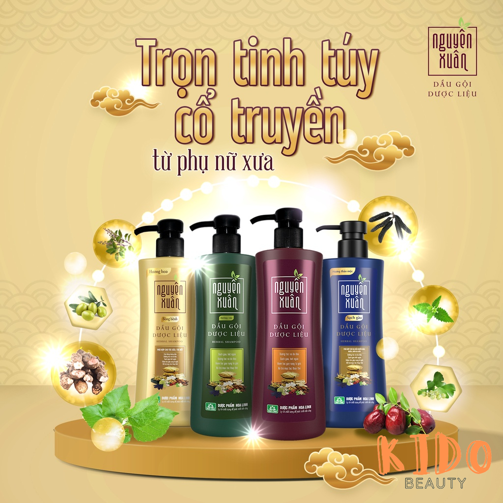  Nguyen Xuan shampoo (non-toxic hair damage-blue/yellow/Yellow Hair-red) 250ml / conditioner