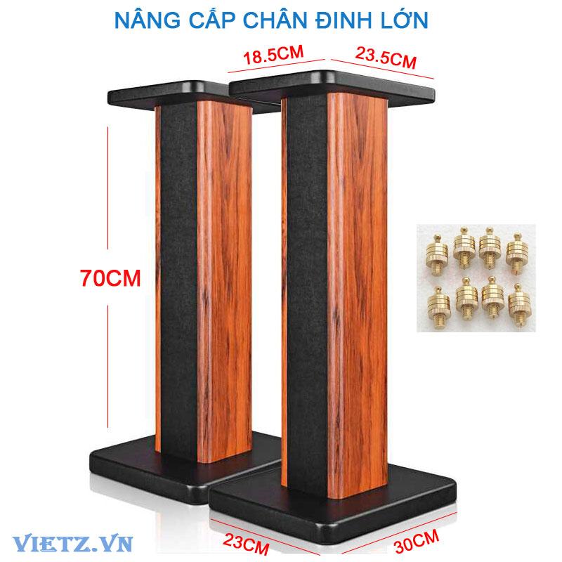 Chân loa Bookshelf MDF cao 7 tấc (1 cặp 70cm)
