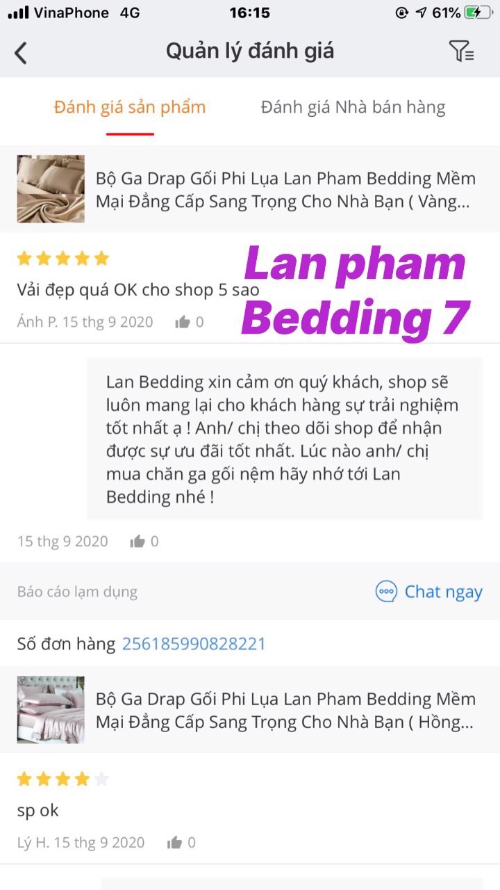( Lụa Loại 1) Ga - Drap Giường Lẻ Phi Lụa Lan Pham Bedding - Màu Vàng Đồng