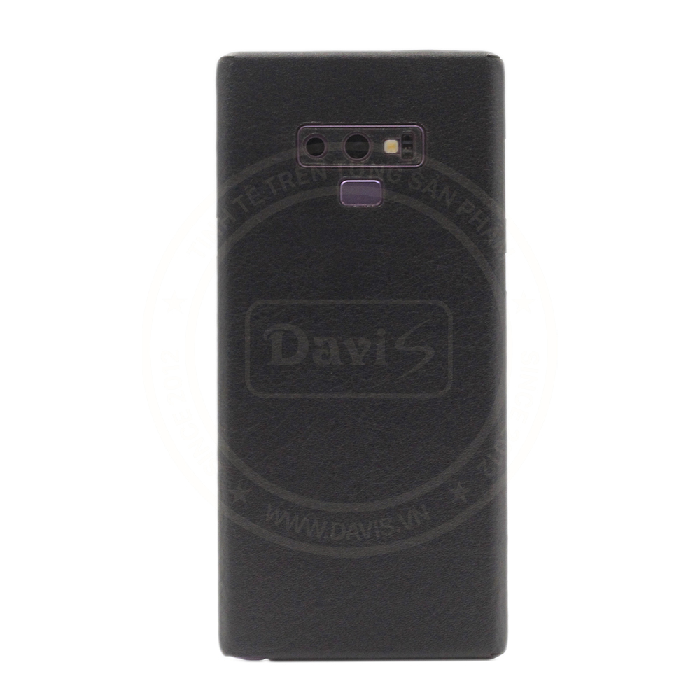 Dán da full viền cho galaxy Note 9, làm từ da thật cao cấp - Chính hãng Davis