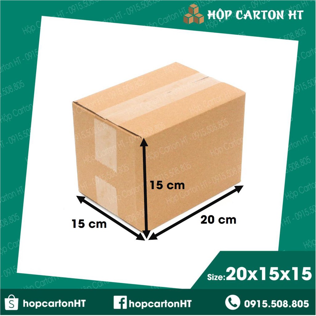20x15x15 combo 110 hộp carton