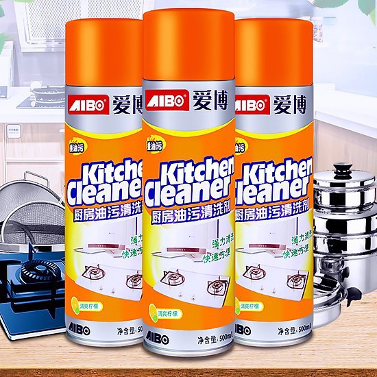 [ĐƠN 49K FREESHIP 15K] Bình xịt bếp KITCHEN CLEANER bọt tuyết