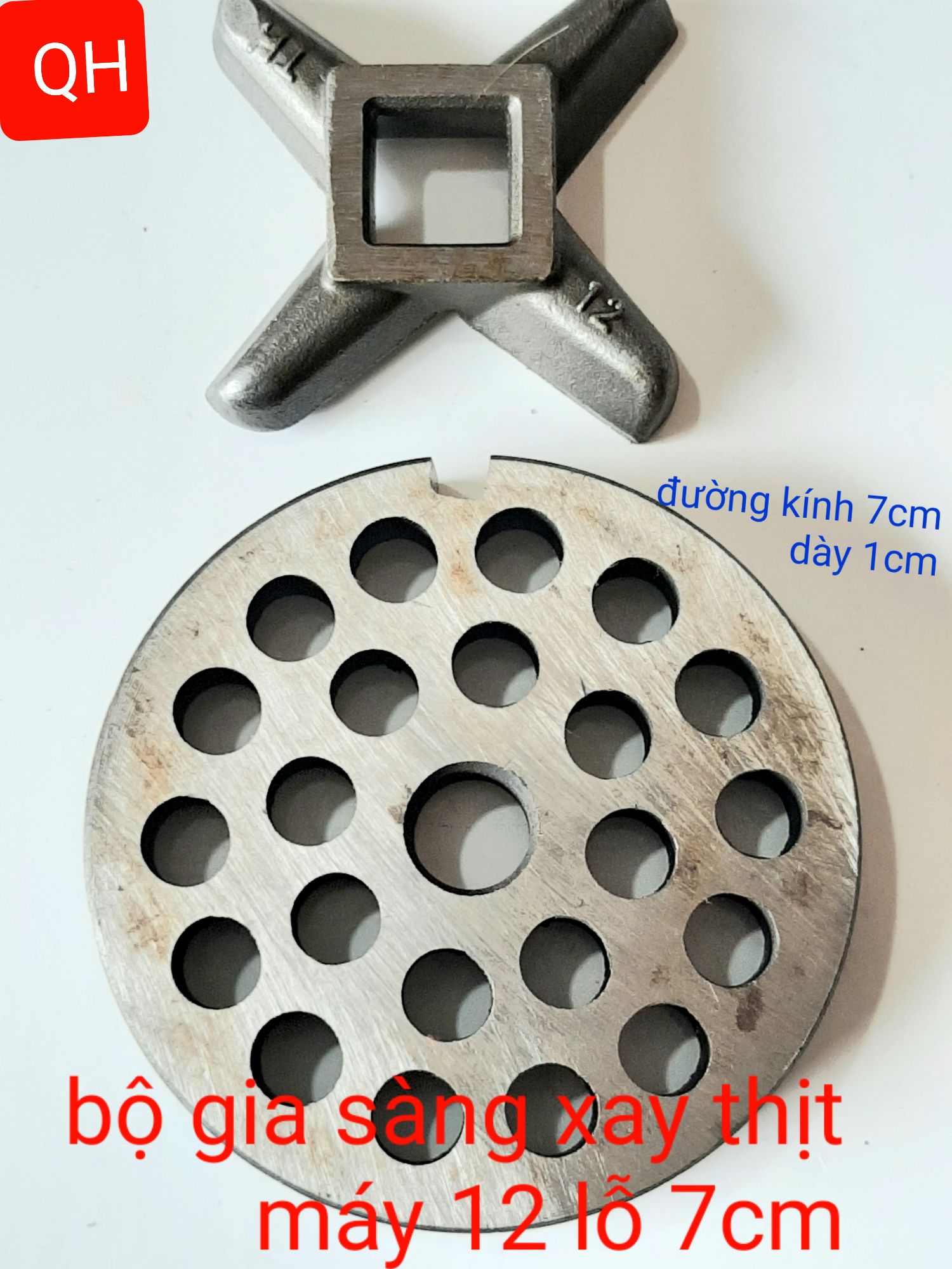 Bộ dao xàng máy say thit máy 12 lỗ 7ly