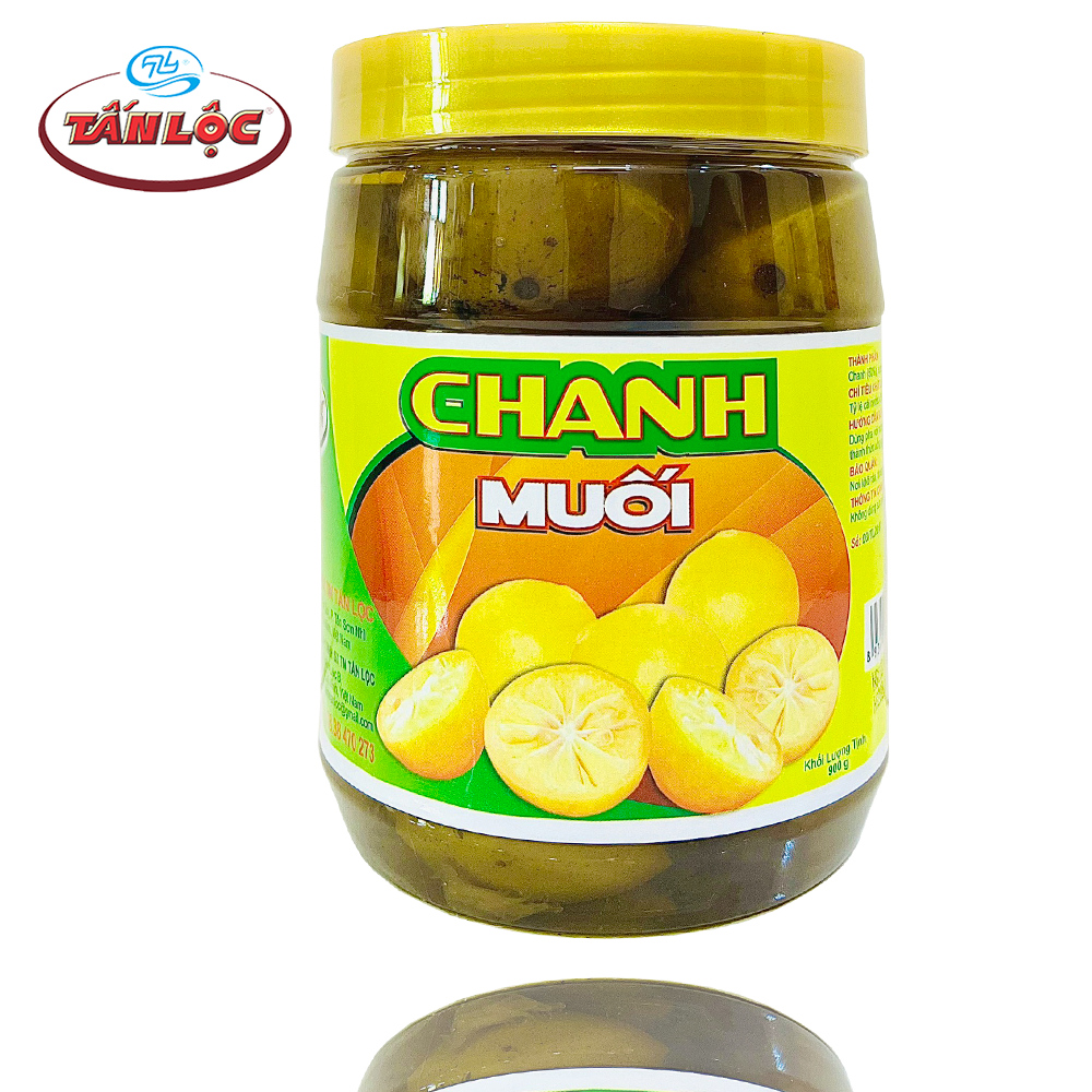 Chanh muối trái 900g Tấn Lộc Chua Ngọt Mặn Thanh Mát, Bổ Dưỡng Cho Sức Khỏe