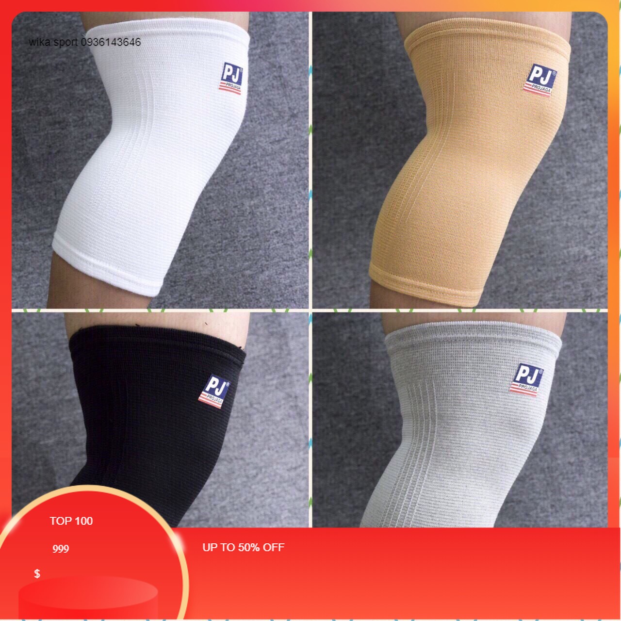 Băng bảo vệ đầu gối PJ 601 ( 1cái )