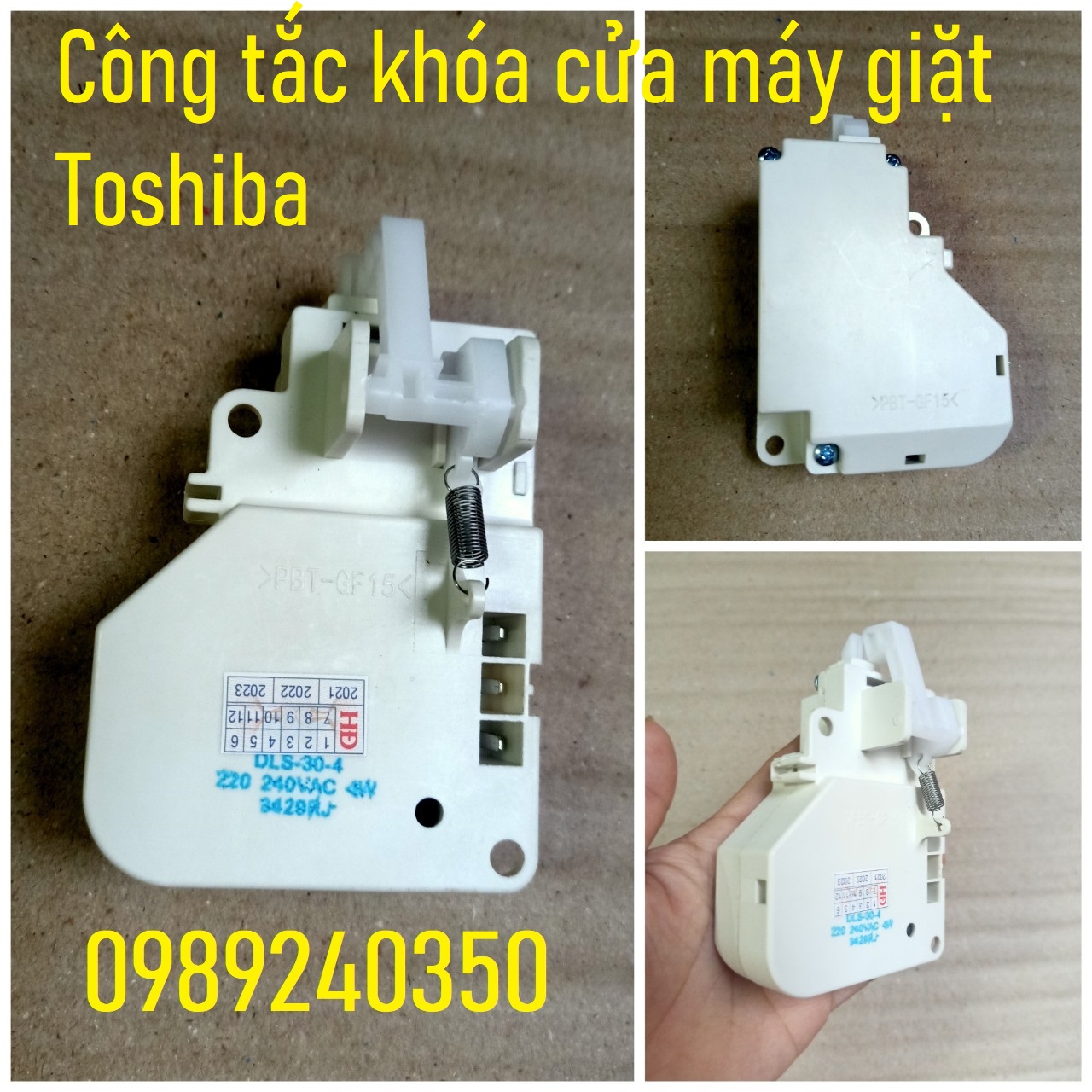 Công tắc khóa cửa máy giặt toshiba e89