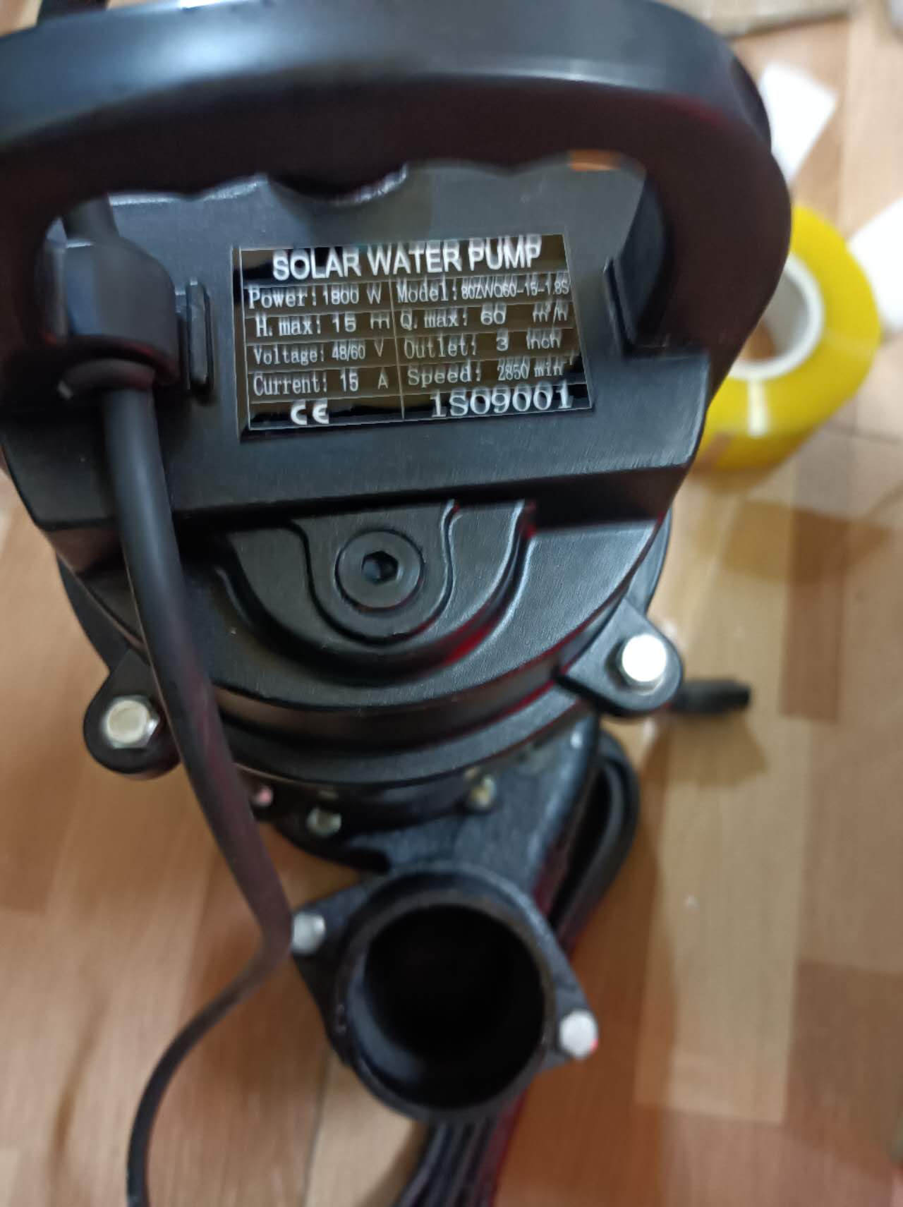 Bơm nước solar Dc 24v 48v 5m3/h