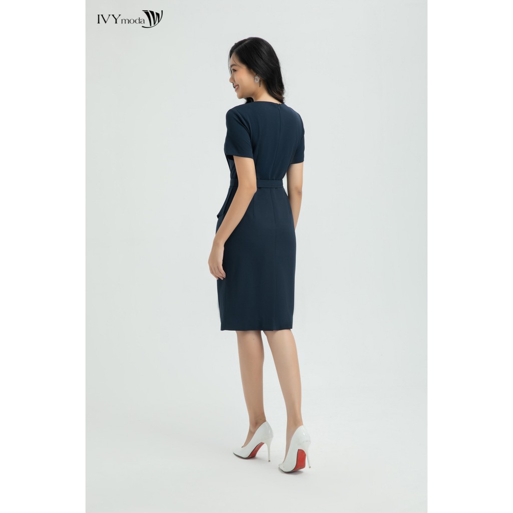 [ Nhập mã LAZSOCIAL10 - Giảm 20% tối đa 99K đơn 199K ] Đầm 2 lớp IVY moda MS 48M5119