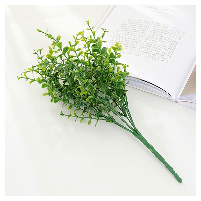 Lá bạch đàn nhựa mềm trang trí