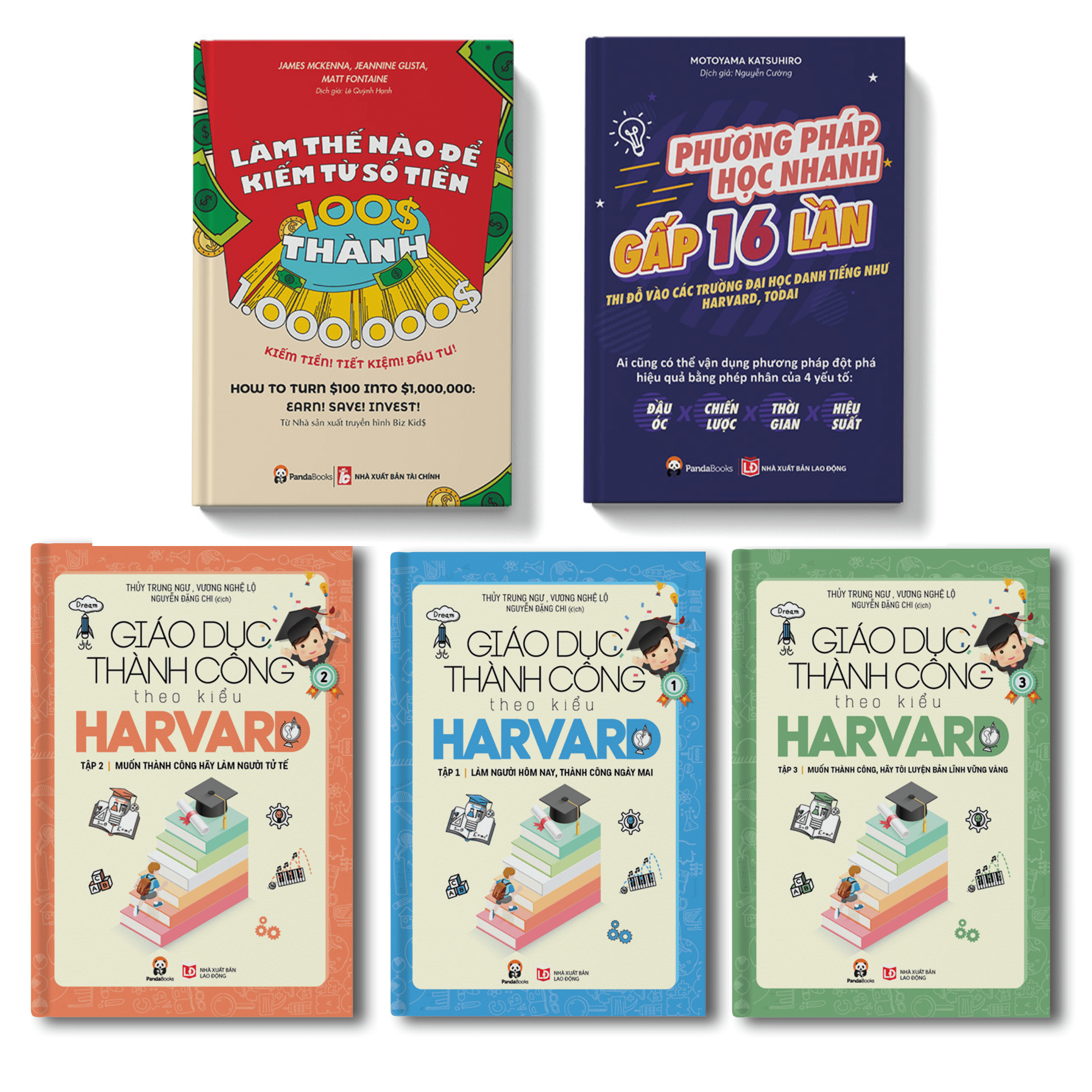 sách phương pháp học nhanh - làm thế nào để kiếm tiền - trọn bộ Harvard