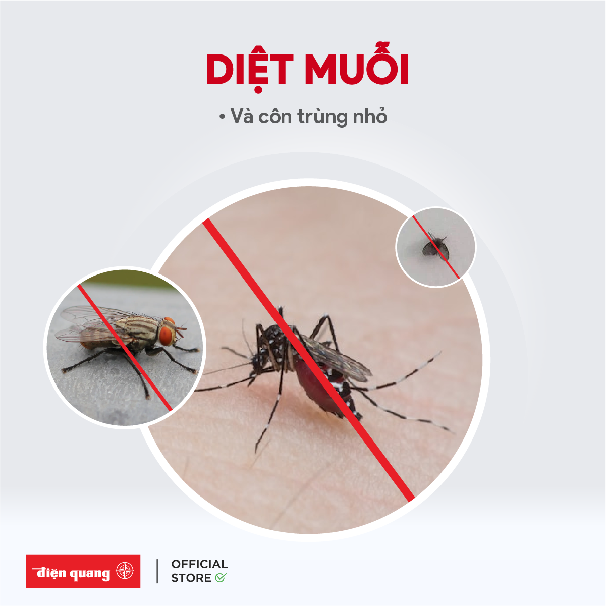 Đèn bắt muỗi thông minh Điện Quang, chủ động thu hút muỗi, an toàn, hiệu quả, không sử dụng hóa chất - Bảo hành 12 tháng