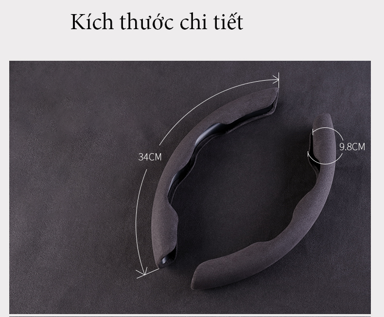 Bọc vô lăng thế hệ mới da lộn siêu cao cấp