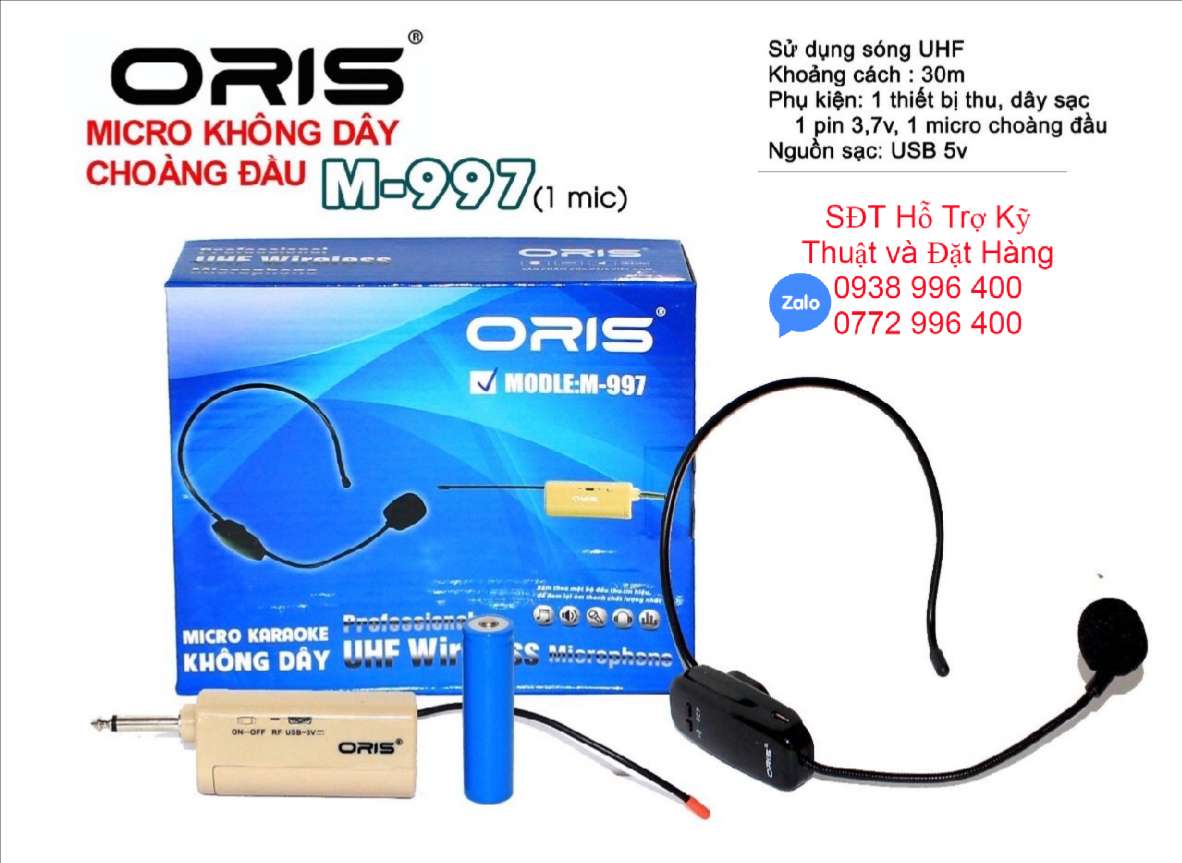 Mic trợ giảng - Mic không dây 997